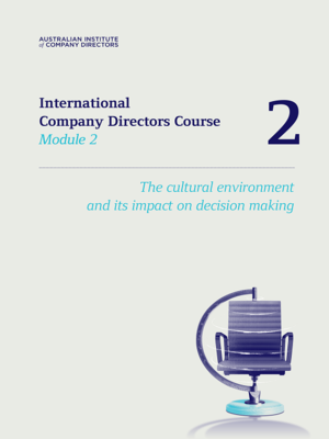 cover image of ICDC Module 2: The cultural environment and its impact on decision making